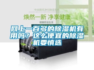 行業新聞網上一百多的除濕機有用嗎？這么便宜的除濕機要慎選