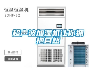 企業(yè)新聞超聲波加濕機(jī)讓你擁抱自然