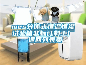 常見問題mes分體式恒溫恒濕試驗(yàn)箱非標(biāo)訂制工廠 返回列表頁(yè)