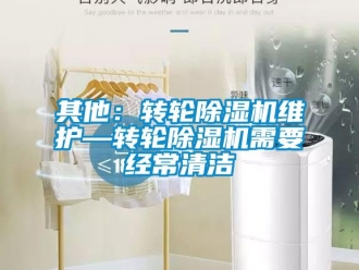 常見問題其他：轉輪除濕機維護—轉輪除濕機需要經常清潔