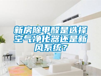 企業(yè)新聞新房除甲醛是選擇空氣凈化器還是新風(fēng)系統(tǒng)？