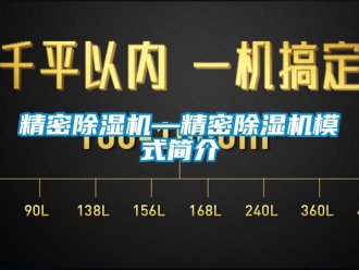 行業(yè)新聞精密除濕機(jī)—精密除濕機(jī)模式簡介