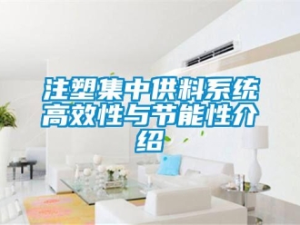 知識百科注塑集中供料系統(tǒng)高效性與節(jié)能性介紹