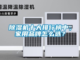 企業新聞除濕機十大排行榜中，家用品牌怎么選？