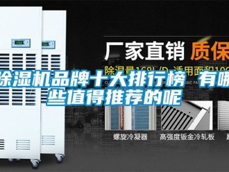 企業新聞除濕機品牌十大排行榜 有哪些值得推薦的呢