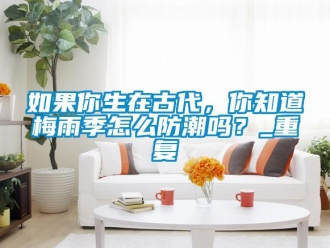 常見問題如果你生在古代，你知道梅雨季怎么防潮嗎？_重復