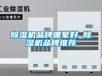 企業新聞除濕機品牌哪家好_除濕機品牌推薦