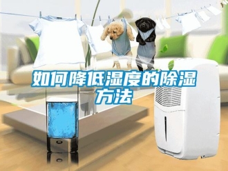 常見問題如何降低濕度的除濕方法