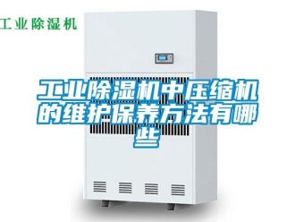 企業新聞工業除濕機中壓縮機的維護保養方法有哪些
