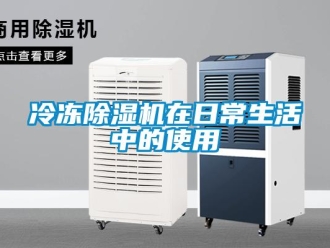 行業新聞冷凍除濕機在日常生活中的使用