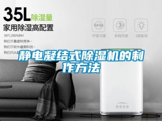 行業(yè)新聞靜電凝結式除濕機的制作方法