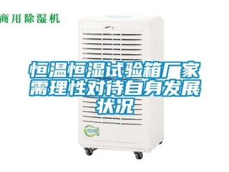 知識百科恒溫恒濕試驗(yàn)箱廠家需理性對待自身發(fā)展?fàn)顩r