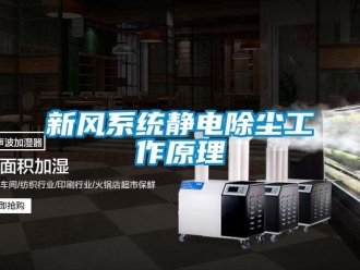 知識百科新風系統靜電除塵工作原理