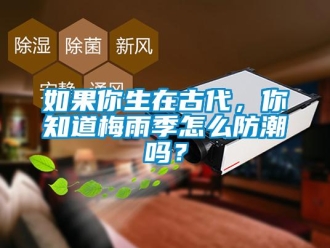 常見問題如果你生在古代，你知道梅雨季怎么防潮嗎？
