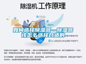 行業新聞如何選擇除濕器—除濕器該怎么選擇合適的