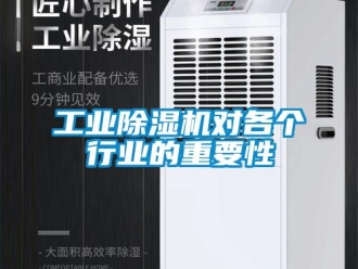 企業新聞工業除濕機對各個行業的重要性