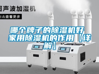 常見問題哪個牌子的除濕機好 家用除濕機的作用【詳解】
