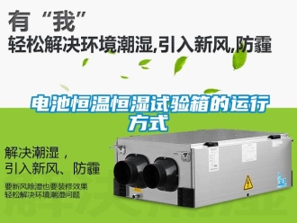 知識百科電池恒溫恒濕試驗箱的運行方式
