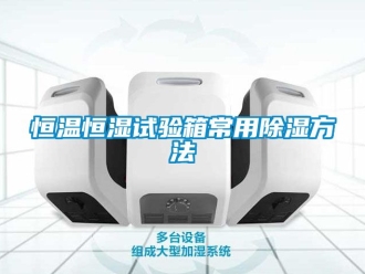 知識百科恒溫恒濕試驗箱常用除濕方法