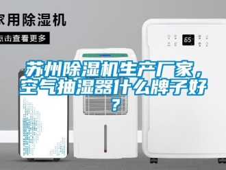 企業新聞蘇州除濕機生產廠家，空氣抽濕器什么牌子好？