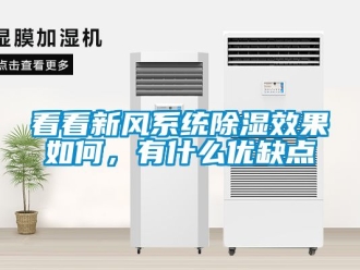 行業(yè)新聞看看新風(fēng)系統(tǒng)除濕效果如何，有什么優(yōu)缺點(diǎn)