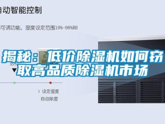 常見問題揭秘：低價除濕機如何竊取高品質除濕機市場