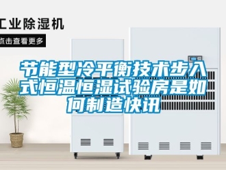 知識百科節(jié)能型冷平衡技術(shù)步入式恒溫恒濕試驗(yàn)房是如何制造快訊