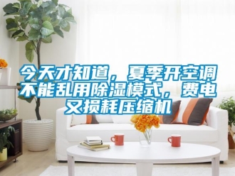 行業(yè)新聞今天才知道，夏季開空調(diào)不能亂用除濕模式，費(fèi)電又損耗壓縮機(jī)