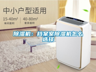 企業新聞除濕機：檔案室除濕機怎么選擇