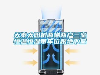 知識(shí)百科天泰太陽(yáng)樹(shù)兩梯兩戶三室恒溫恒濕帶車(chē)位跟地下室