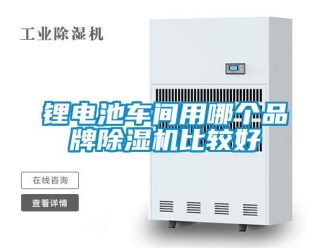 行業新聞鋰電池車間用哪個品牌除濕機比較好
