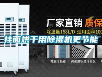 企業(yè)新聞掛面烘干用除濕機更節(jié)能