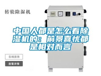 行業新聞中國人都是怎么看除濕機的：前景喜憂都是相對而言