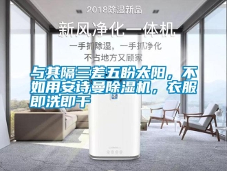 企業(yè)新聞與其隔三差五盼太陽，不如用安詩曼除濕機，衣服即洗即干