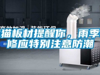 新聞資訊龍貓板材提醒你，雨季裝修應特別注意防潮