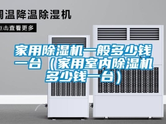 常見問題家用除濕機一般多少錢一臺（家用室內除濕機多少錢一臺）