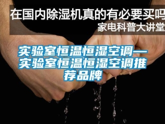 知識百科實驗室恒溫恒濕空調—實驗室恒溫恒濕空調推薦品牌