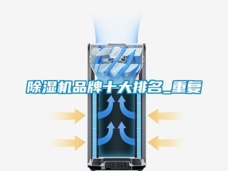 企業新聞除濕機品牌十大排名_重復
