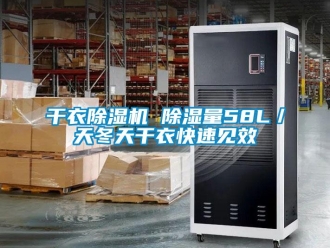 行業新聞干衣除濕機 除濕量58L／天冬天干衣快速見效