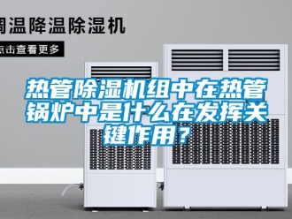 行業(yè)新聞熱管除濕機(jī)組中在熱管鍋爐中是什么在發(fā)揮關(guān)鍵作用？