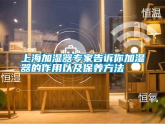 知識百科上海加濕器專家告訴你加濕器的作用以及保養方法