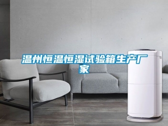 知識百科溫州恒溫恒濕試驗箱生產廠家