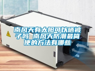 常見問題南風天有太陽可以曬被子嗎 南風天防潮最簡便的方法有哪些