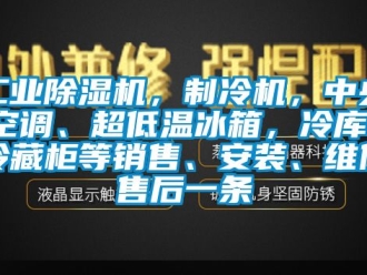 常見問題工業除濕機，制冷機，中央空調、超低溫冰箱，冷庫，冷藏柜等銷售、安裝、維修售后一條