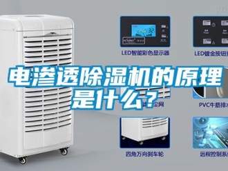 行業新聞電滲透除濕機的原理是什么？