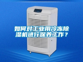常見問題如何對工業用冷凍除濕機進行保養工作？