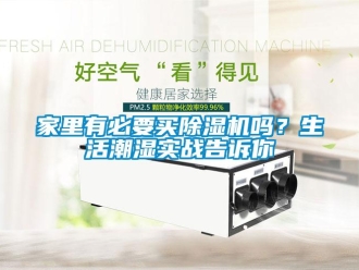 行業新聞家里有必要買除濕機嗎？生活潮濕實戰告訴你