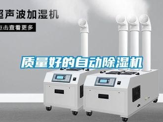 行業新聞質量好的自動除濕機