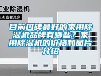 企業新聞目前口碑最好的家用除濕機品牌有哪些？家用除濕機的價格和圖片介紹