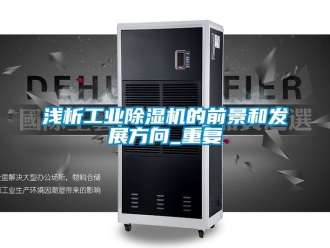 常見問題淺析工業除濕機的前景和發展方向_重復